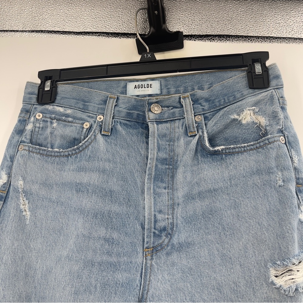 AGOLDE 90's Mid Rise Loose Fit Jeans in Fall Out - Picture 3 of 14